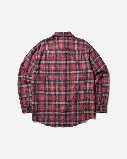 Stüssy Beach Plaid Shirt Red Shirts Longsleeve Shirt 1110358SJ 0601