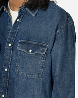 Stüssy Boxy Western Denim Ls Shirt Light Denim Shirts Longsleeve Shirt 1110320 2518