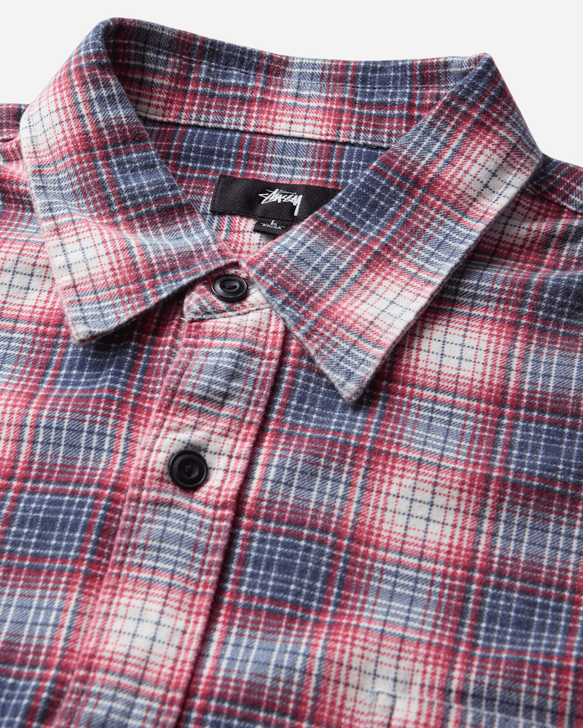 Stüssy Dax Plaid Shirt Red Shirts Longsleeve Shirt 1110402SJ 0601