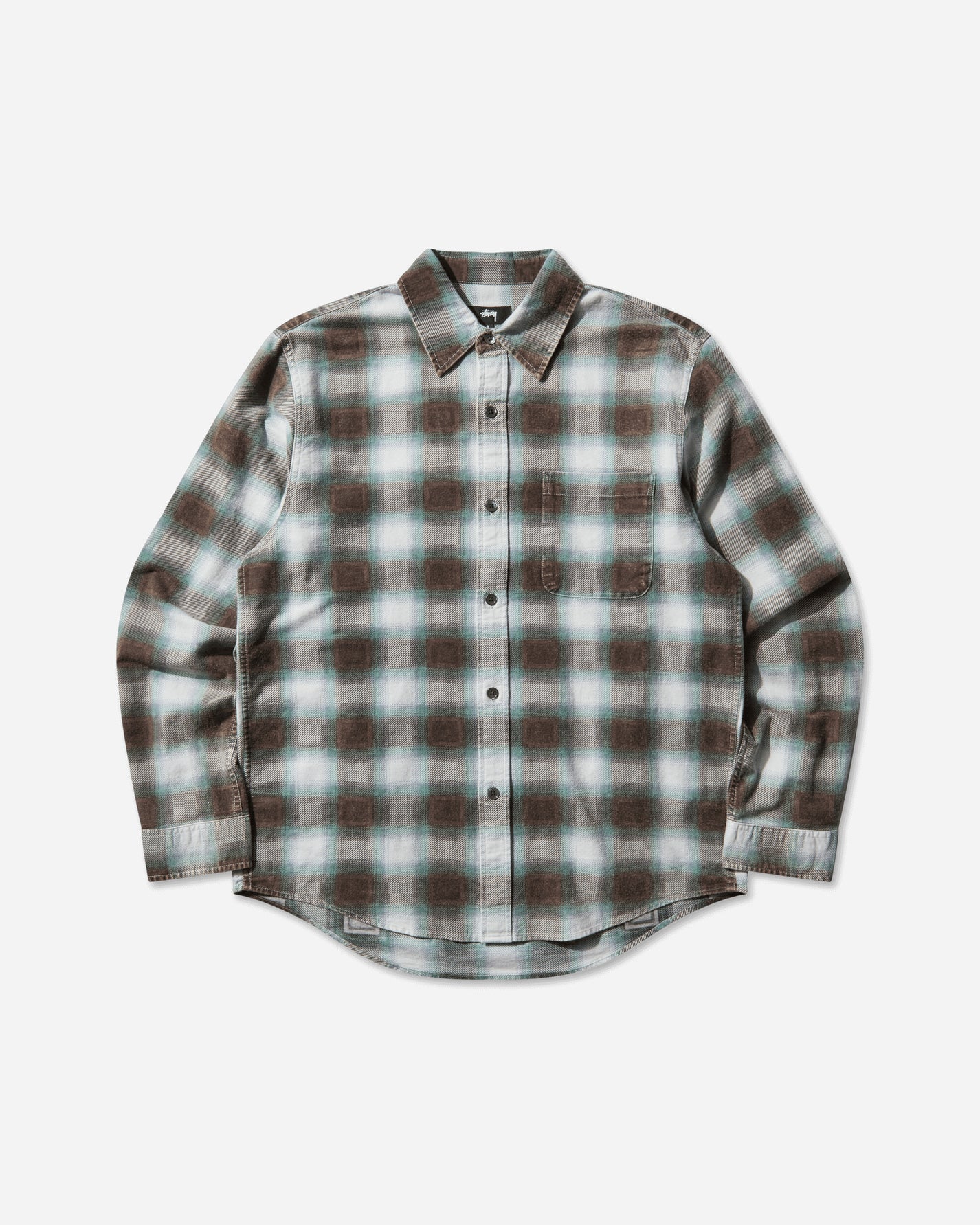 Stüssy June Plaid Shirt Bone Shirts Longsleeve Shirt 1110370 1207