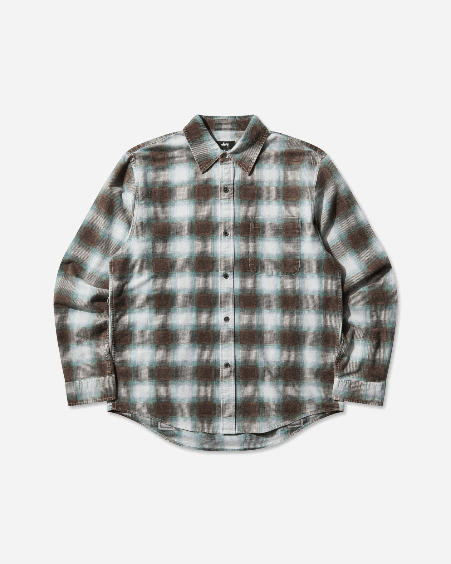 Stüssy June Plaid Shirt Bone Shirts Longsleeve Shirt 1110370 1207
