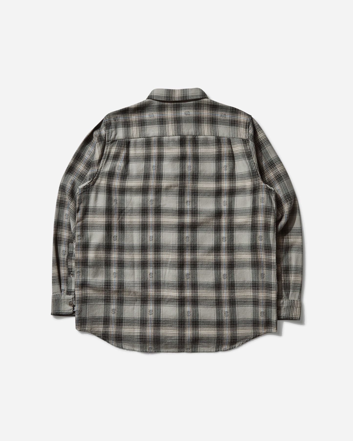 Stüssy Motif Plaid Shirt Grey Shirts Longsleeve Shirt 1110352 0008