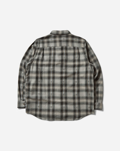 Stüssy Motif Plaid Shirt Grey Shirts Longsleeve Shirt 1110352 0008