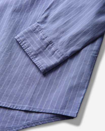 Stüssy Oxford Ls Shirt Blue Stripe Shirts Longsleeve Shirt 1110364SJ 0980