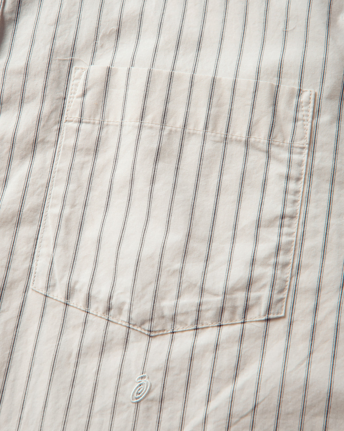 Stüssy Standard Ls Shirt Natural Stripe Shirts Longsleeve Shirt 1110388SJ 3532
