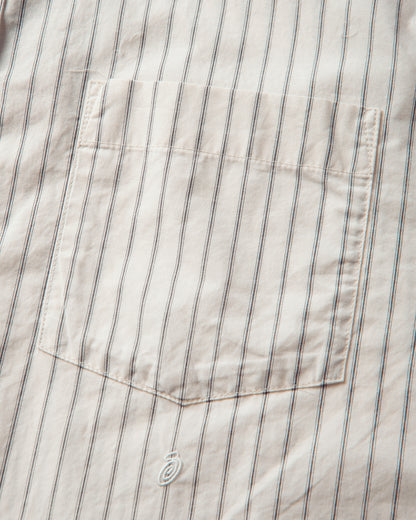 Stüssy Standard Ls Shirt Natural Stripe Shirts Longsleeve Shirt 1110388SJ 3532