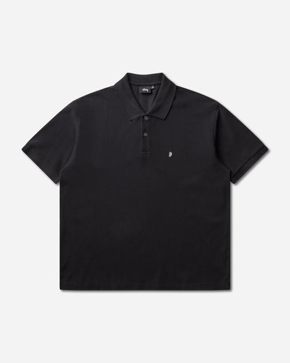 Stüssy Classic Pique Polo Black T-Shirts Polo 1140367SJ 0001