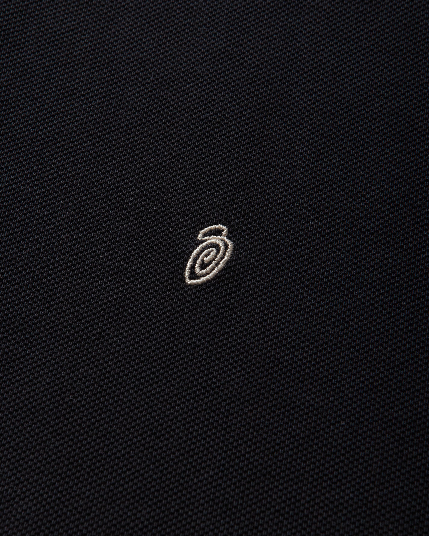Stüssy Classic Pique Polo Black T-Shirts Polo 1140367SJ 0001