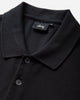 Stüssy Classic Pique Polo Black T-Shirts Polo 1140367SJ 0001