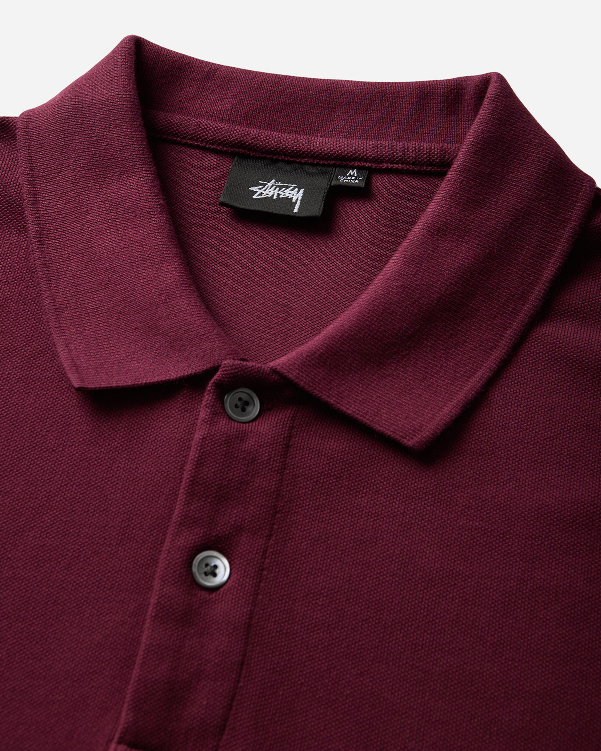 Stüssy Classic Pique Polo Plum T-Shirts Polo 1140367SJ 0805