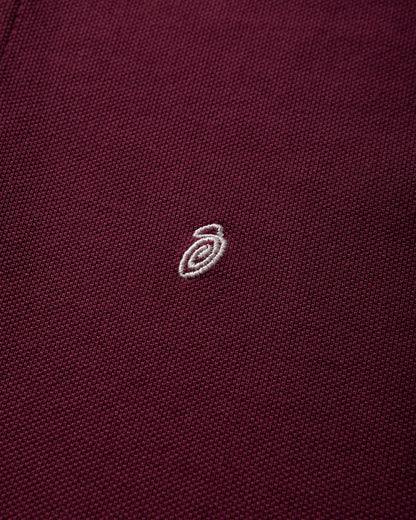 Stüssy Classic Pique Polo Plum T-Shirts Polo 1140367SJ 0805