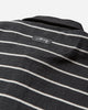 Stüssy Pin Striped Rugby Black T-Shirts Polo 1140372SJ 0001