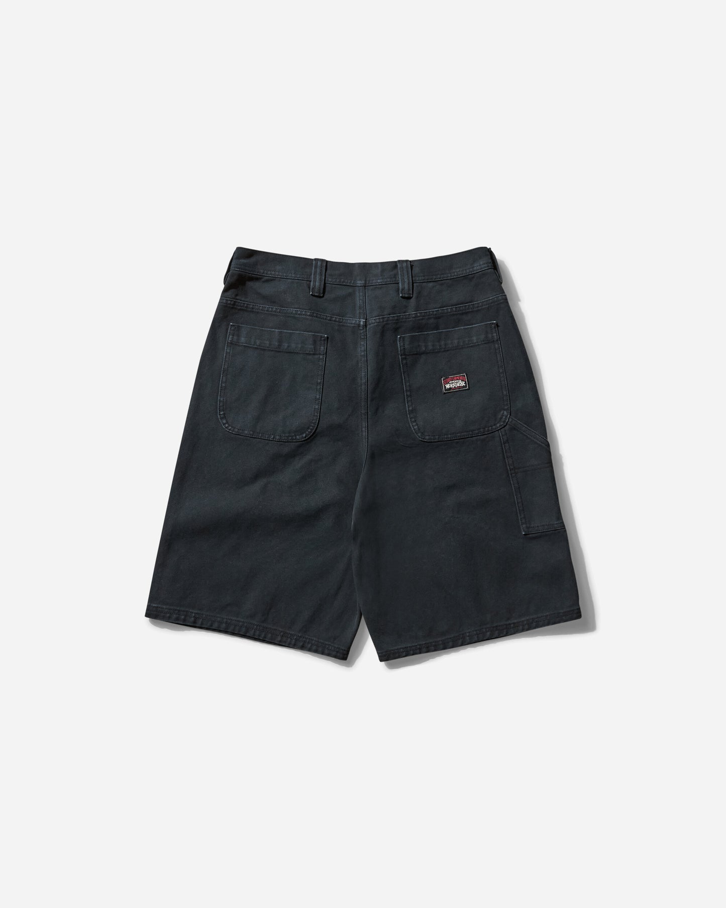 Stüssy Work Short Washed Canvas Black Shorts Short 112327 0001