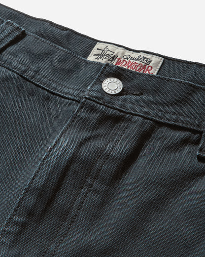 Stüssy Work Short Washed Canvas Black Shorts Short 112327 0001
