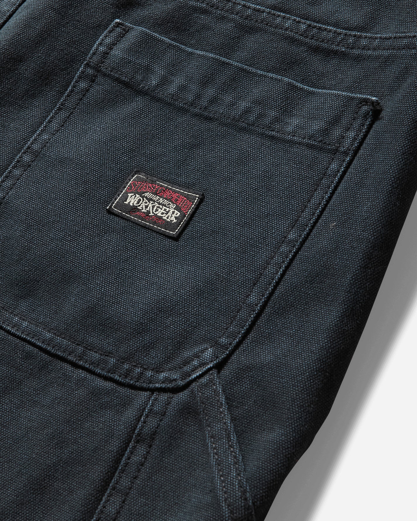 Stüssy Work Short Washed Canvas Black Shorts Short 112327 0001