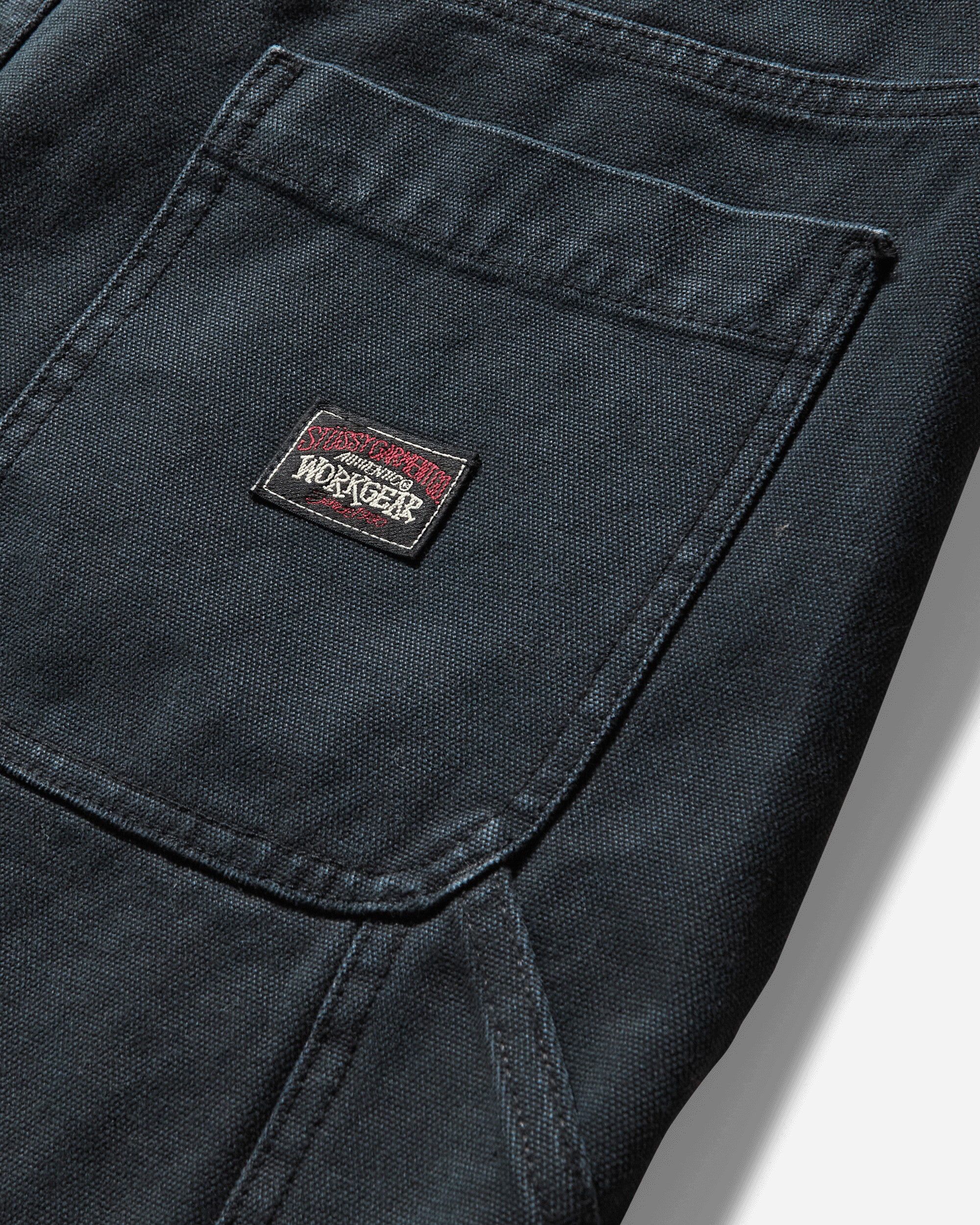 Stüssy Work Short Washed Canvas Black Shorts Short 112327 0001