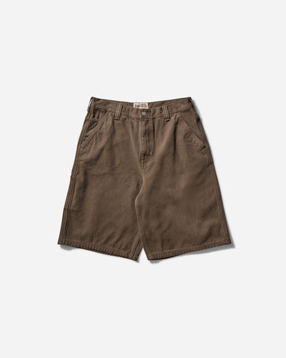 Stüssy Work Short Washed Canvas Brown Shorts Short 112327 1001