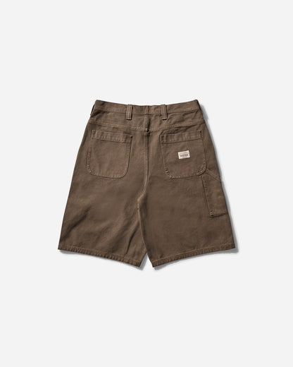 Stüssy Work Short Washed Canvas Brown Shorts Short 112327 1001