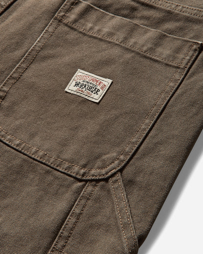 Stüssy Work Short Washed Canvas Brown Shorts Short 112327 1001