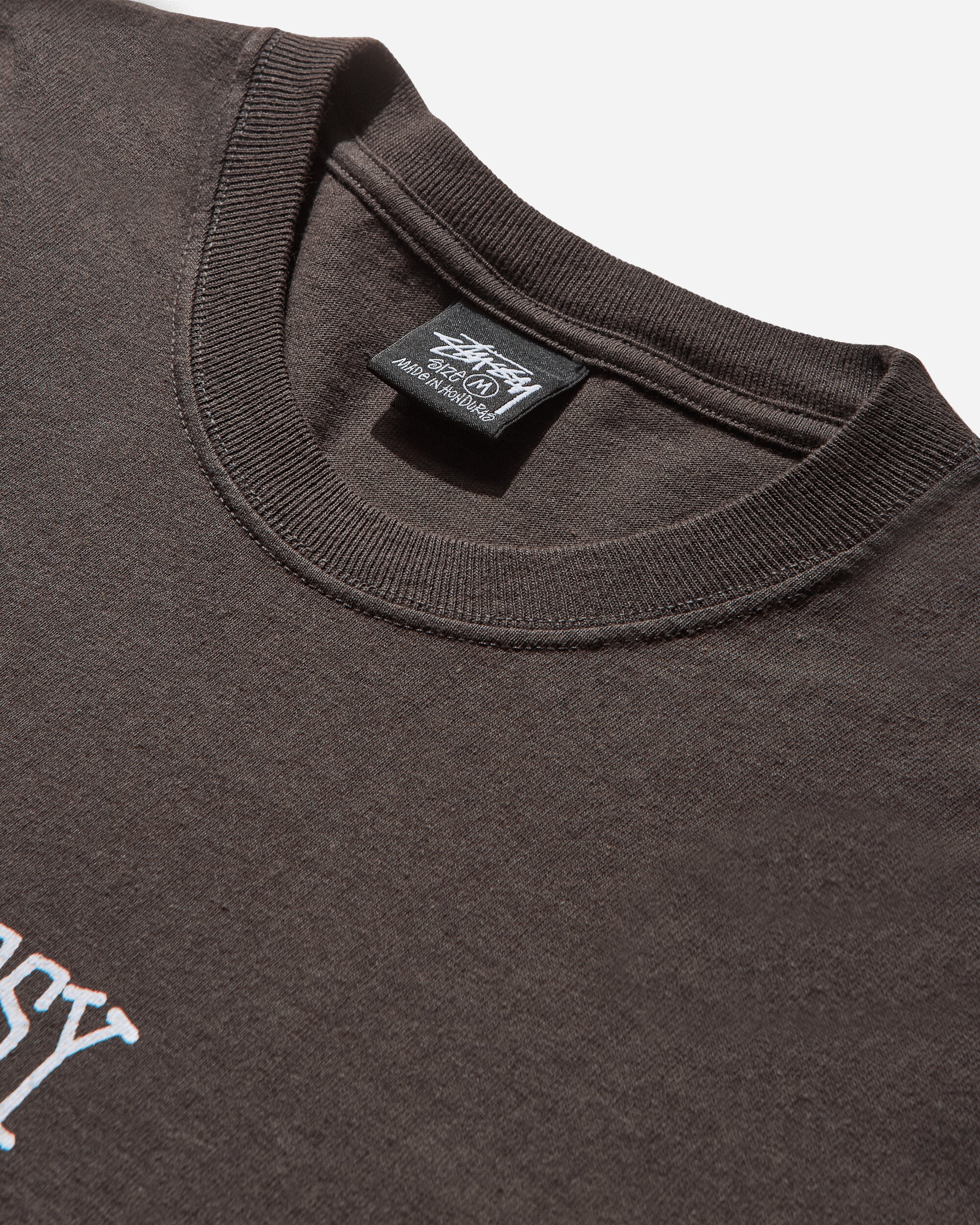 Stüssy Authentic Gear Pig. Dyed Tee Faded Black T-Shirts Shortsleeve 1905124 0090