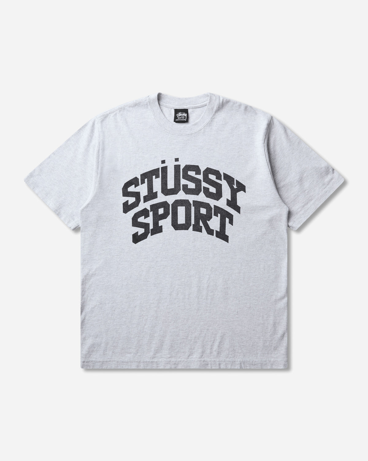 Stüssy Block Sport Tee Ash Heather T-Shirts Shortsleeve 1905217SJ ASH HEATHER