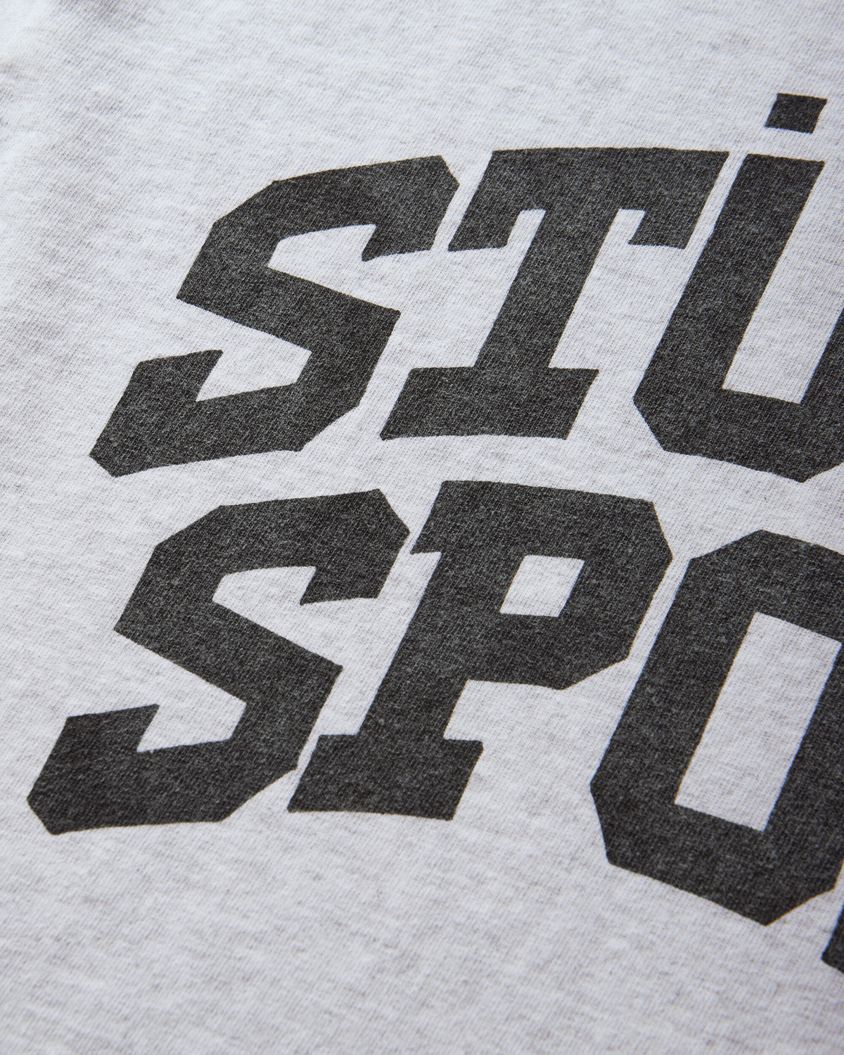 Stüssy Block Sport Tee Ash Heather T-Shirts Shortsleeve 1905217SJ ASH HEATHER