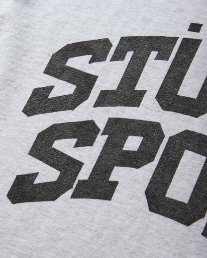 Stüssy Block Sport Tee Ash Heather T-Shirts Shortsleeve 1905217SJ ASH HEATHER