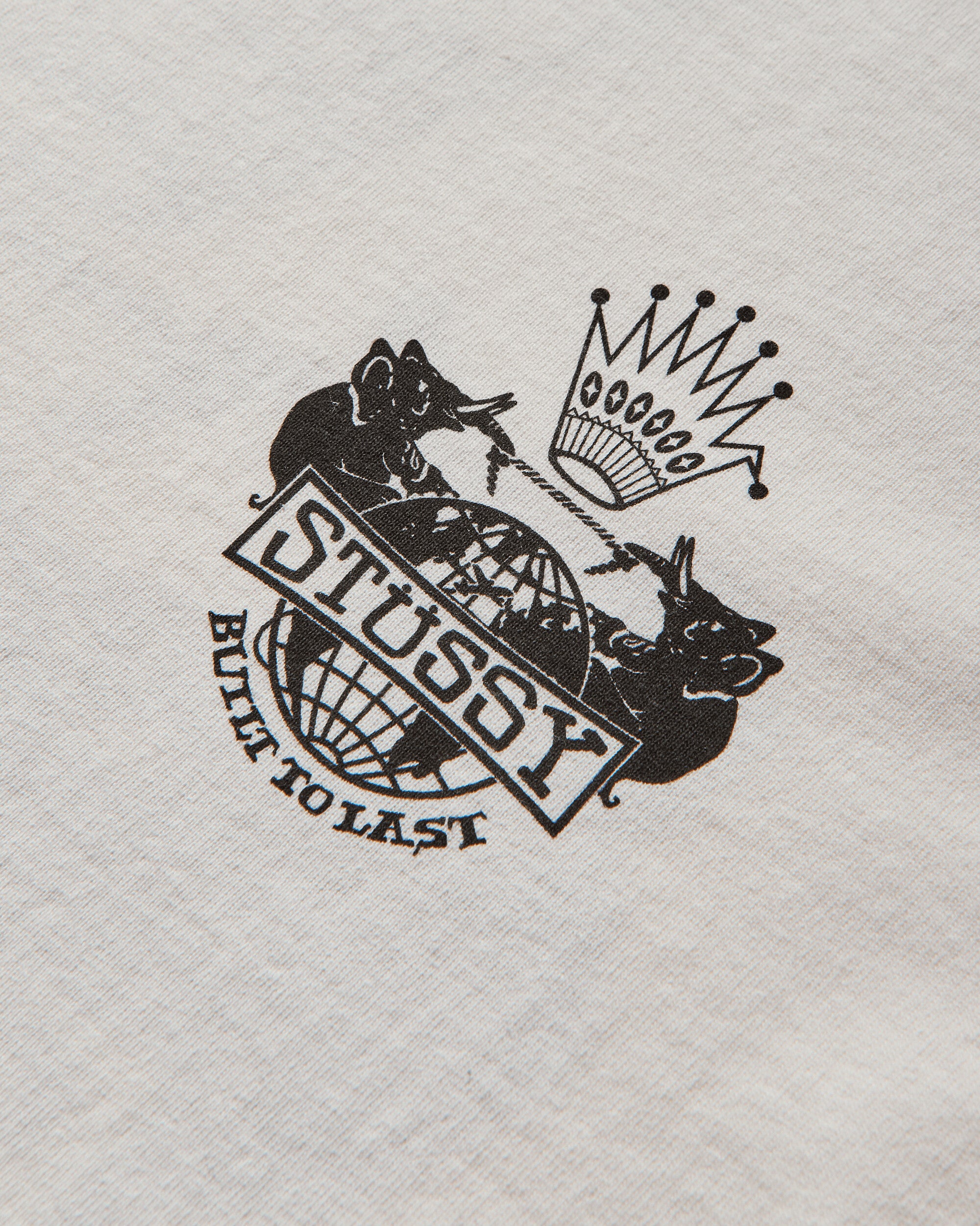 Stüssy Built To Last Pig. Dyed Tee Natural T-Shirts Shortsleeve 1905125 1002