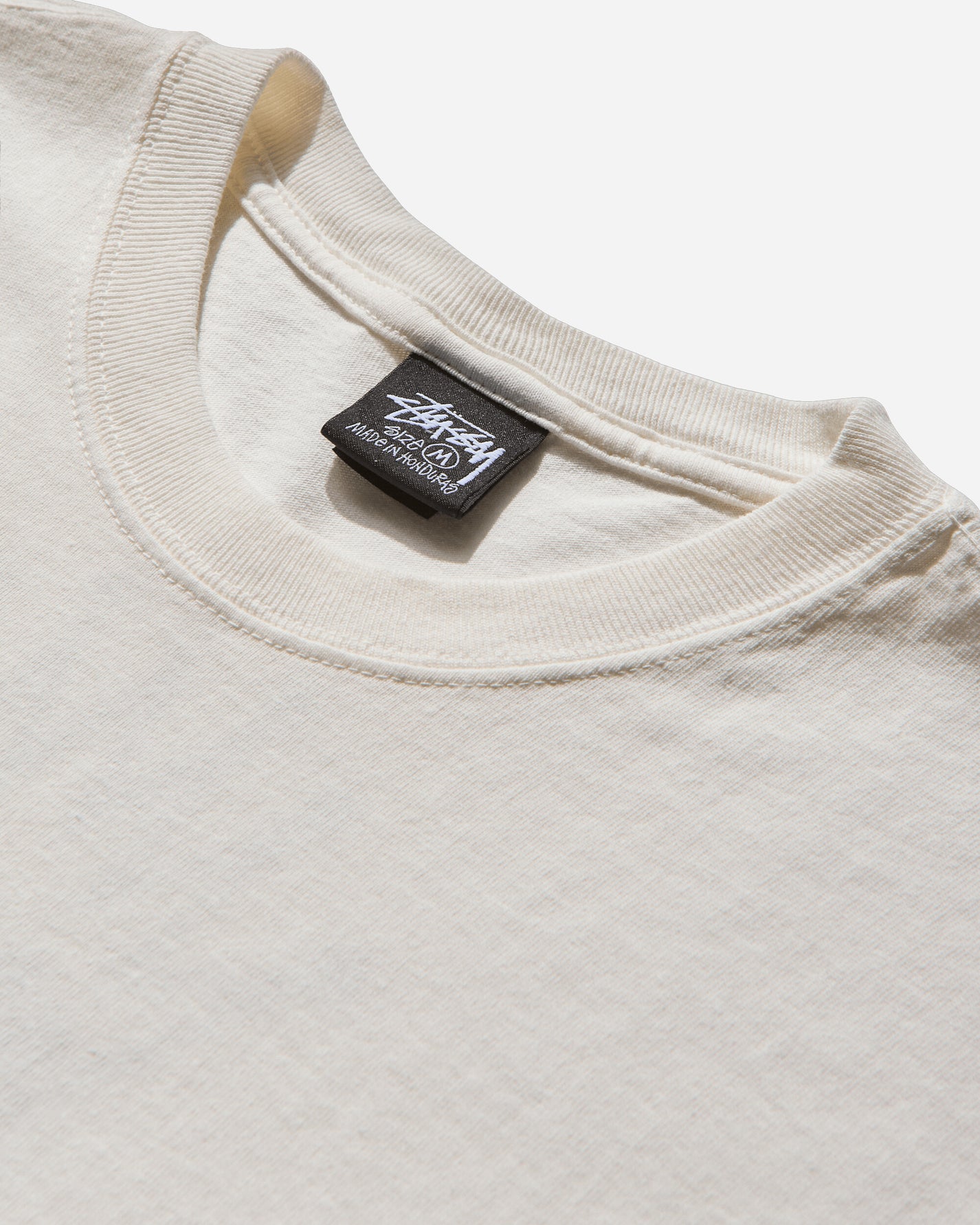 Stüssy Built To Last Pig. Dyed Tee Natural T-Shirts Shortsleeve 1905125 1002