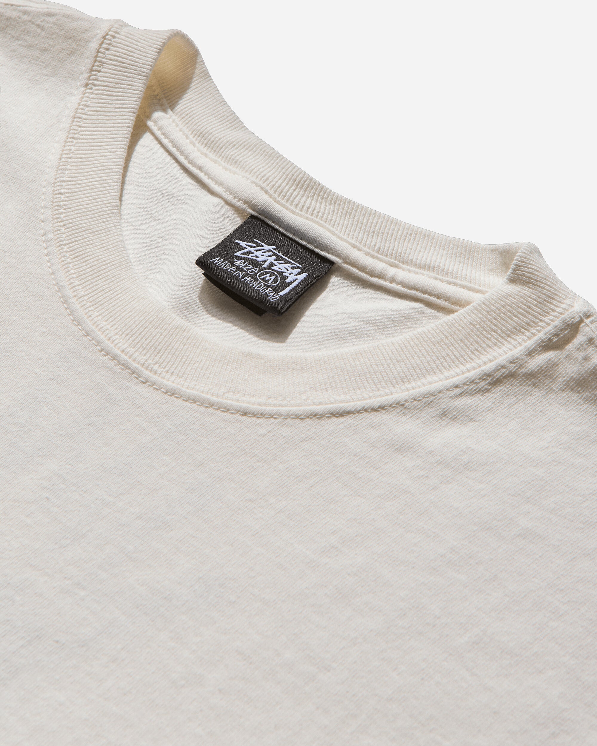 Stüssy Built To Last Pig. Dyed Tee Natural T-Shirts Shortsleeve 1905125 1002