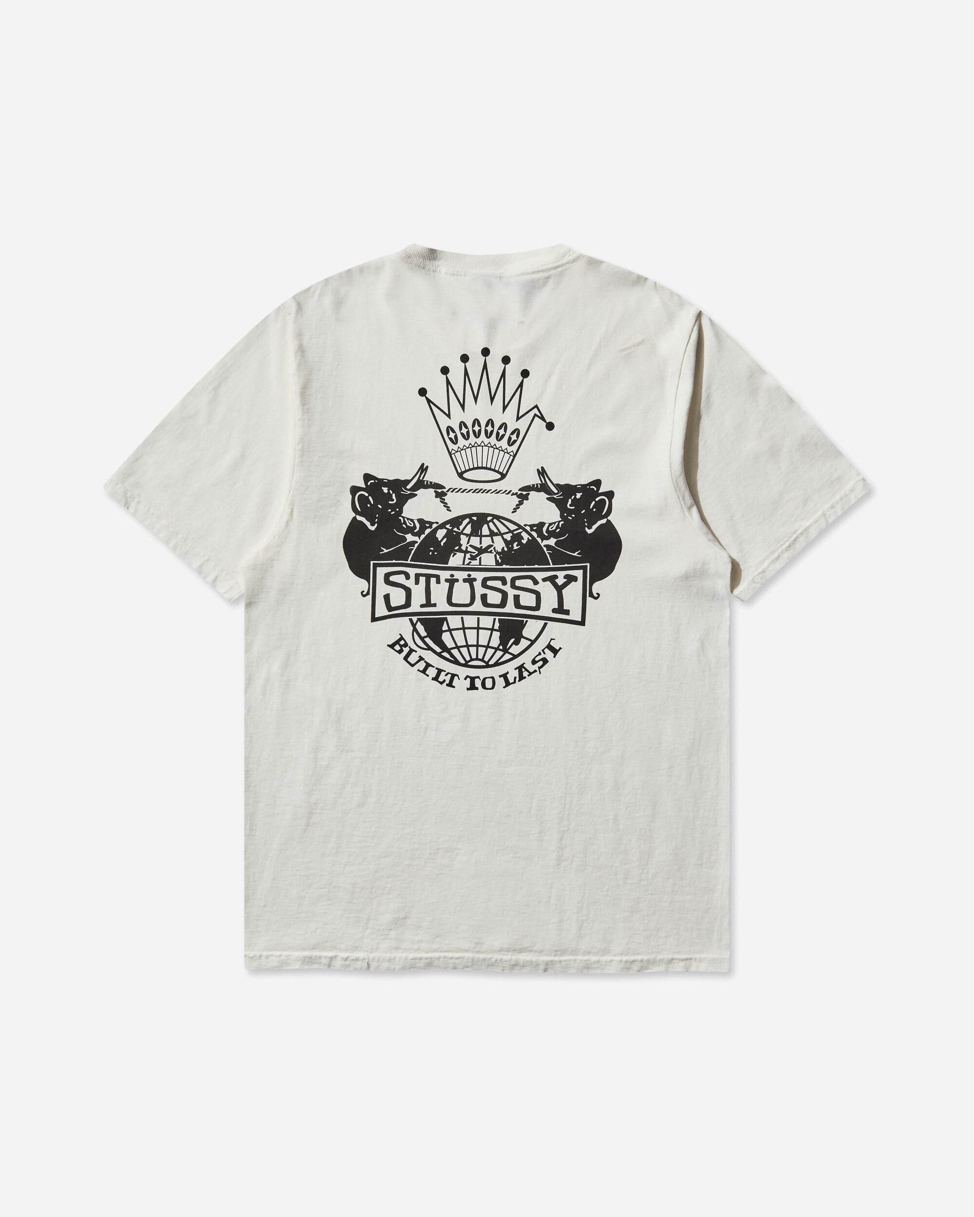 Stüssy Built To Last Pig. Dyed Tee Natural T-Shirts Shortsleeve 1905125 1002