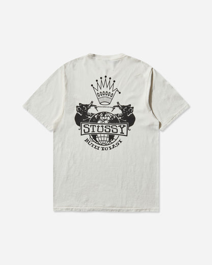 Stüssy Built To Last Pig. Dyed Tee Natural T-Shirts Shortsleeve 1905125 1002