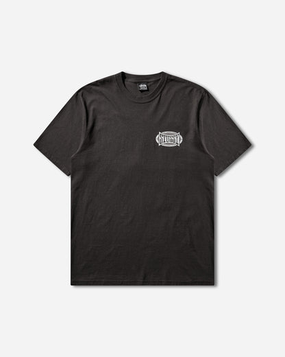 Stüssy Champion Oval Pig. Dyed Tee Faded Black T-Shirts Shortsleeve 1905144SJ 0090