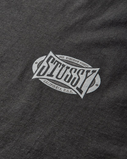 Stüssy Champion Oval Pig. Dyed Tee Faded Black T-Shirts Shortsleeve 1905144SJ 0090
