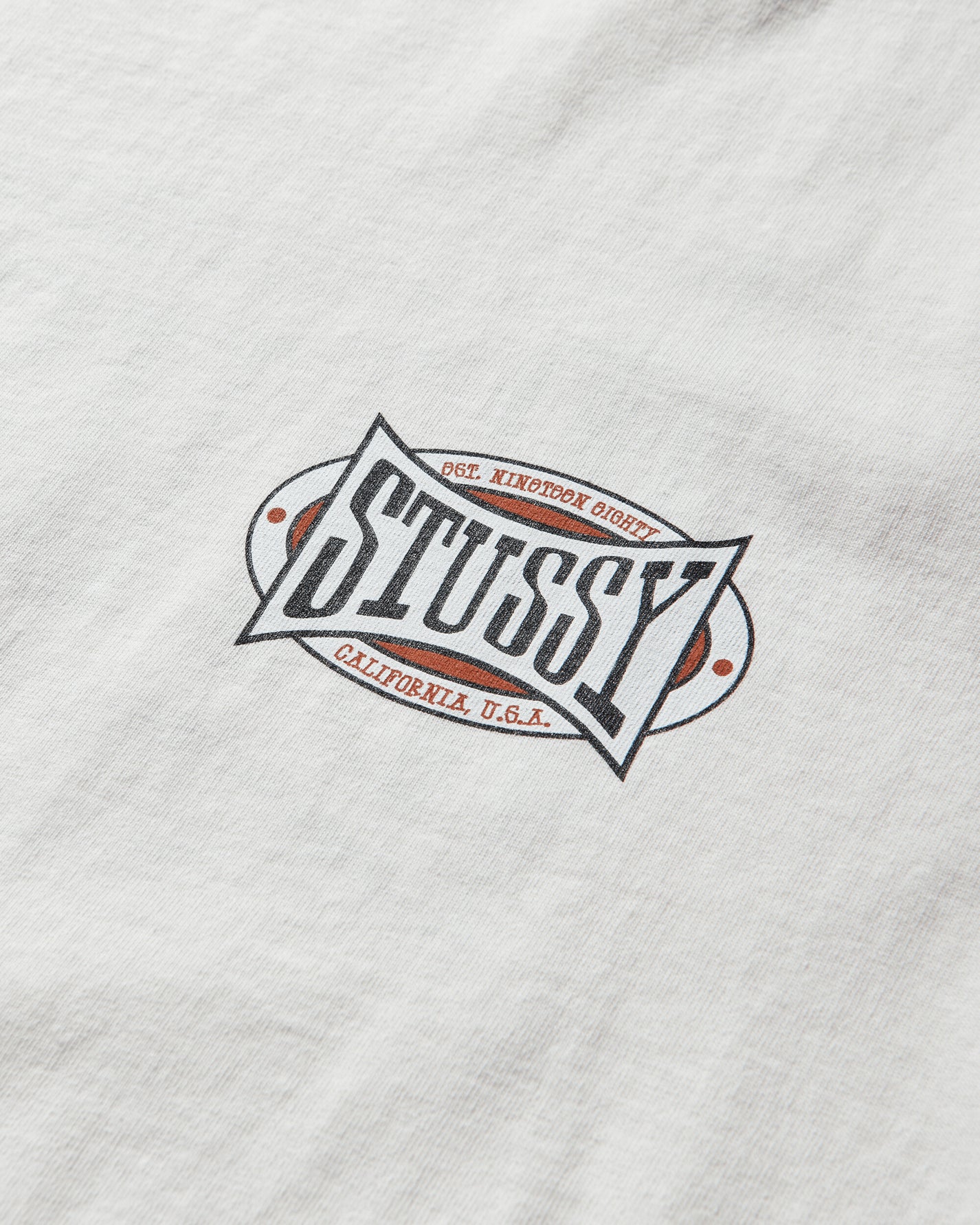 Stüssy Champion Oval Pig. Dyed Tee Natural T-Shirts Shortsleeve 1905144SJ 1002