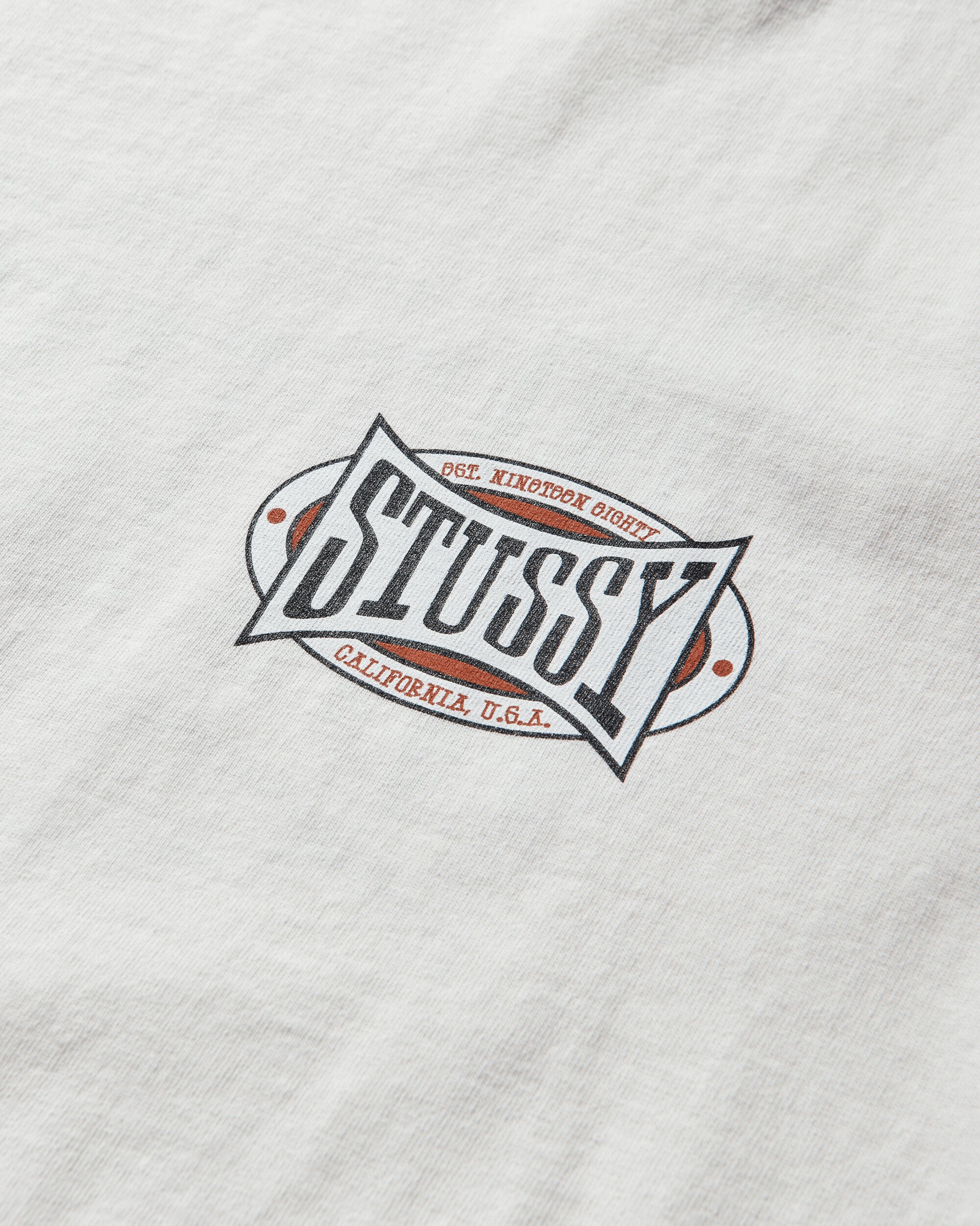 Stüssy Champion Oval Pig. Dyed Tee Natural T-Shirts Shortsleeve 1905144SJ 1002