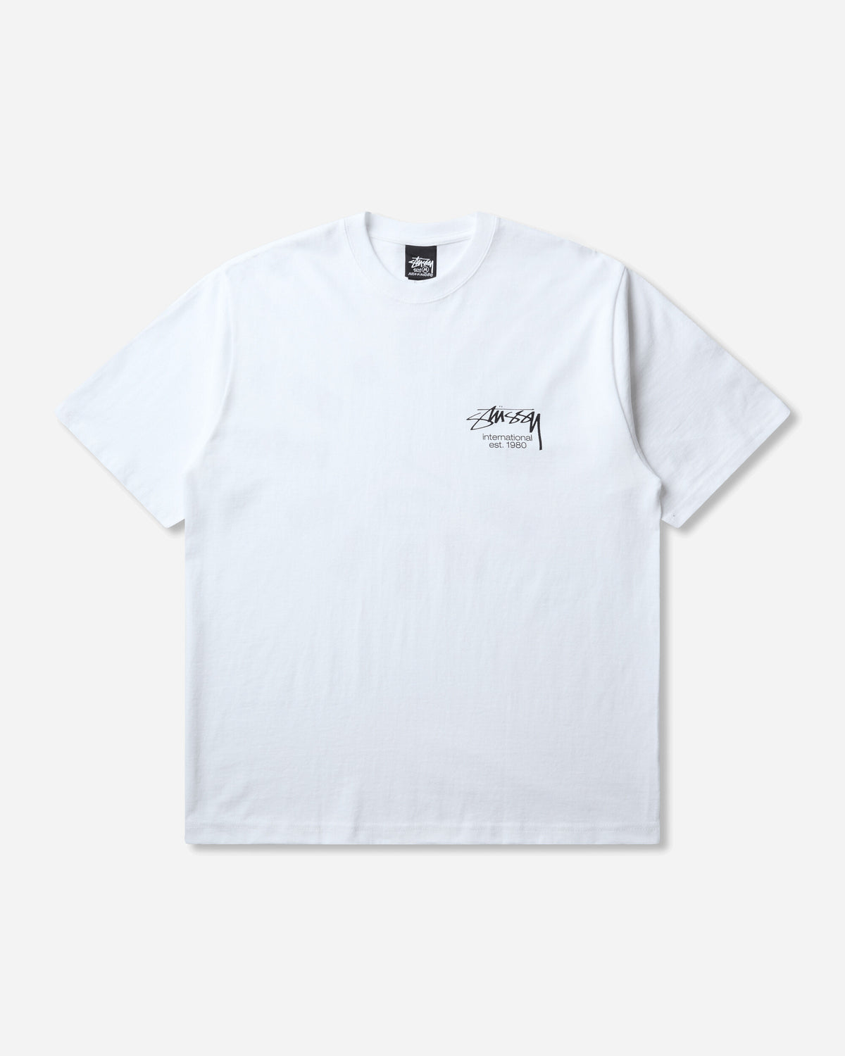 Stüssy Dice Clock Tee White T-Shirts Shortsleeve 1905202SJ WHITE