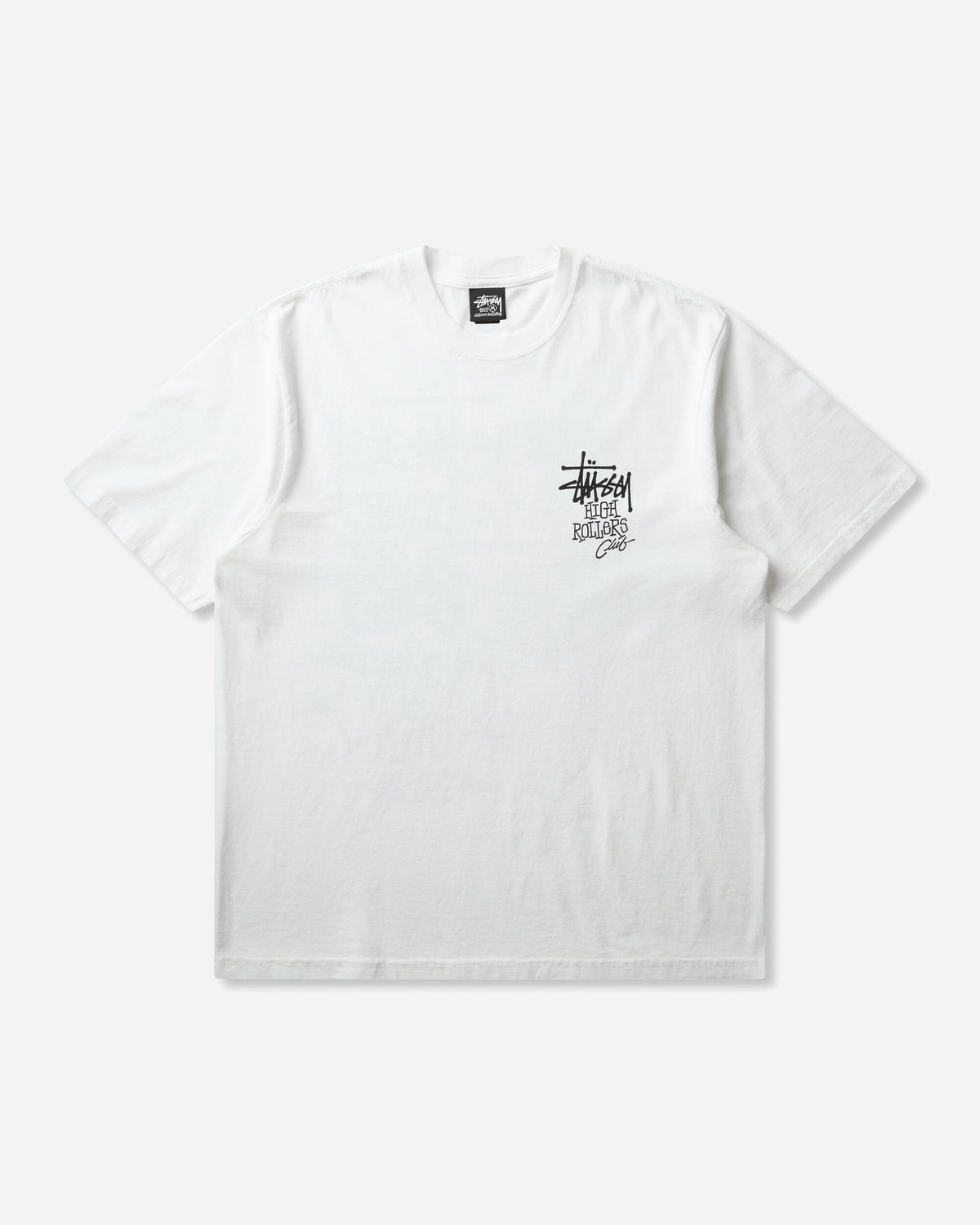 Stüssy High Rollers Pig. Dyed Tee Natural T-Shirts Shortsleeve 1905200SJ NATURAL