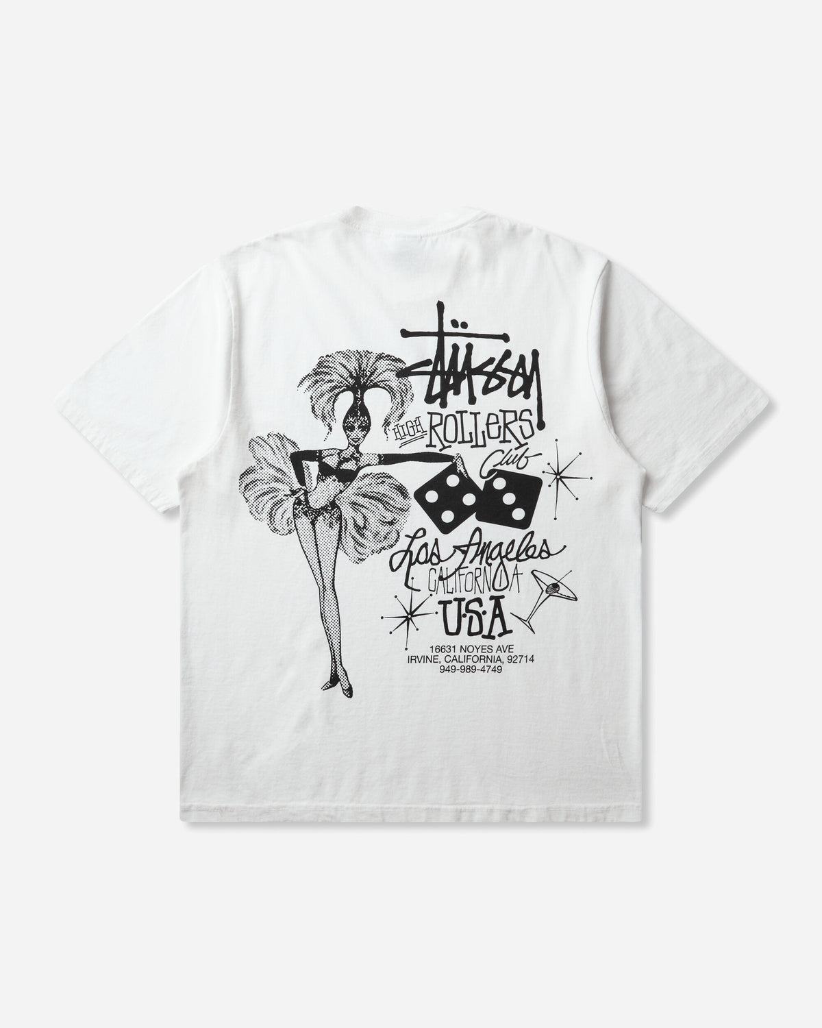 Stüssy High Rollers Pig. Dyed Tee Natural T-Shirts Shortsleeve 1905200SJ NATURAL