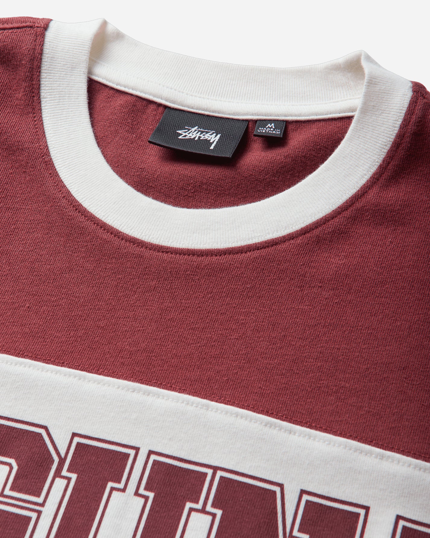 Stüssy Laguna Short Sleeve Maroon T-Shirts Shortsleeve 1140389SJ 1017