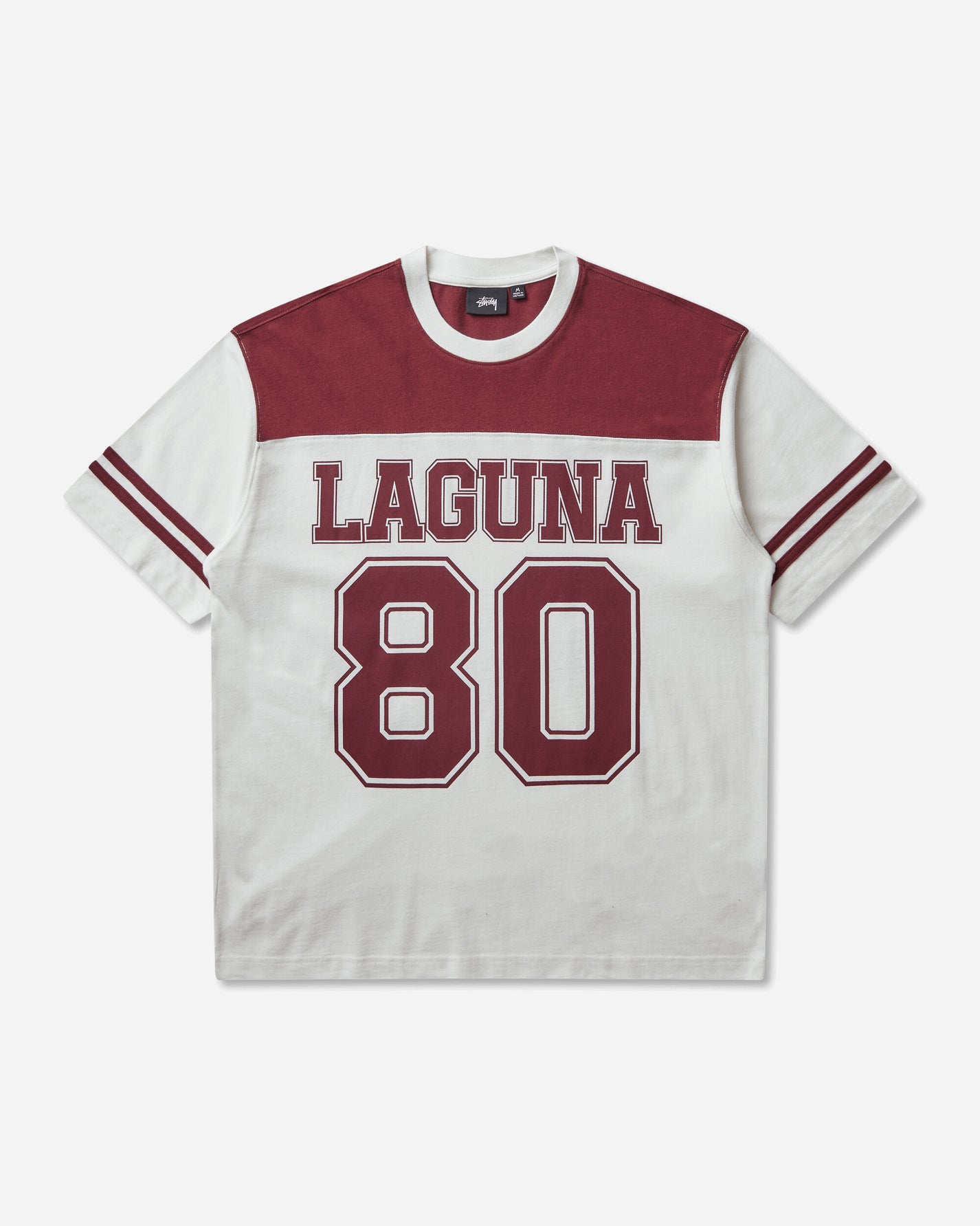 Stüssy Laguna Short Sleeve Maroon T-Shirts Shortsleeve 1140389SJ 1017