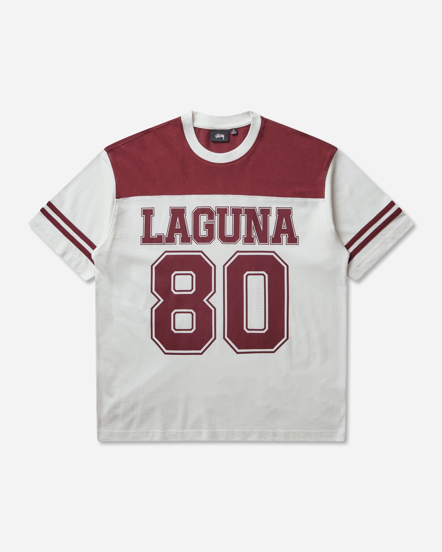 Stüssy Laguna Short Sleeve Maroon T-Shirts Shortsleeve 1140389SJ 1017