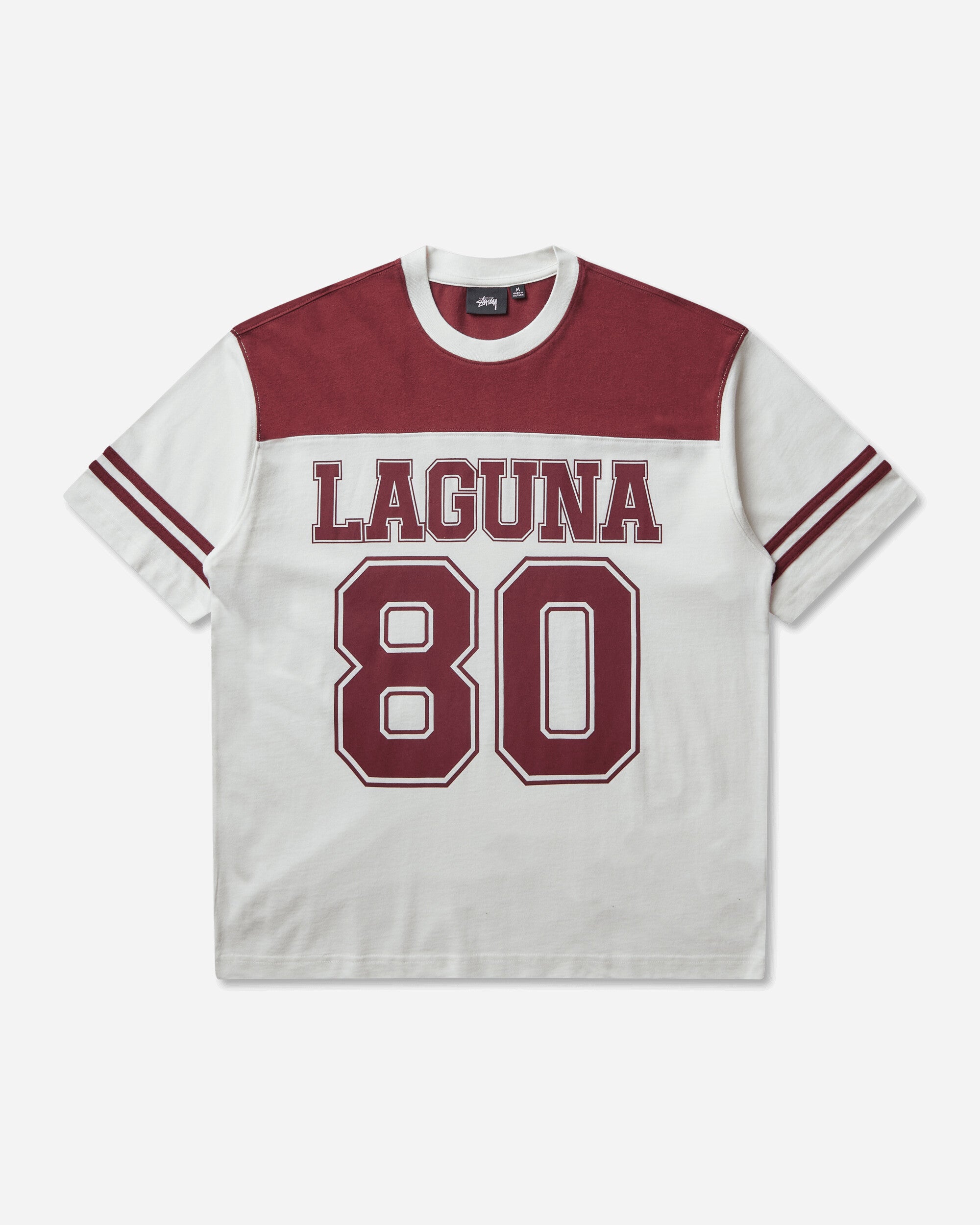 Stüssy Laguna Short Sleeve Maroon T-Shirts Shortsleeve 1140389SJ 1017