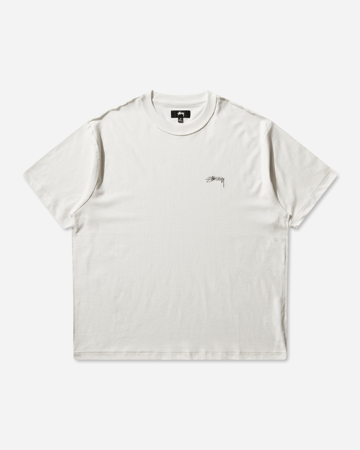 Stüssy Lazy Ss Tee White T-Shirts Shortsleeve 1140283 1201
