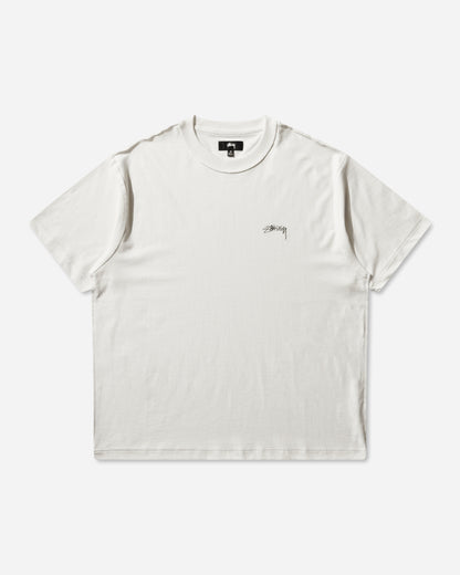 Stüssy Lazy Ss Tee White T-Shirts Shortsleeve 1140283 1201