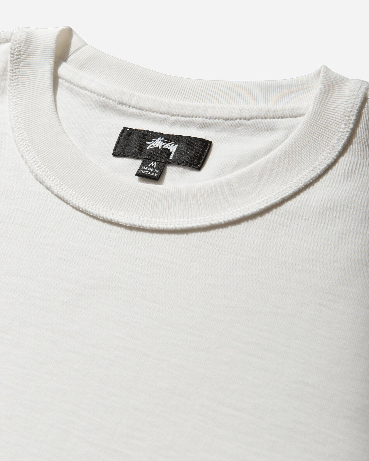 Stüssy Lazy Ss Tee White T-Shirts Shortsleeve 1140283 1201