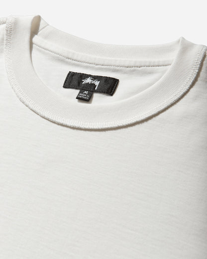 Stüssy Lazy Ss Tee White T-Shirts Shortsleeve 1140283 1201