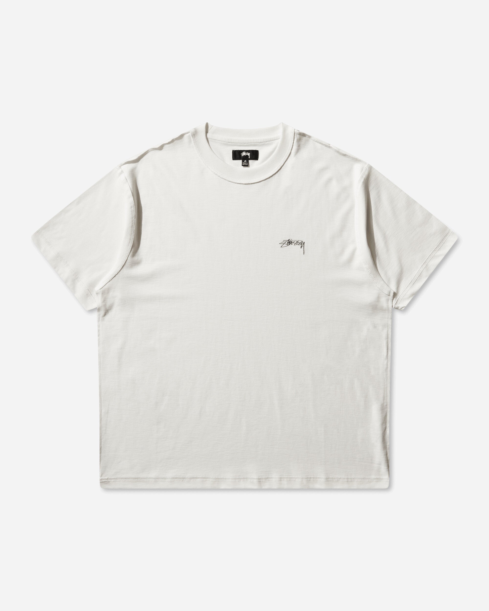 Stüssy Lazy Ss Tee White T-Shirts Shortsleeve 1140283SJ 1201