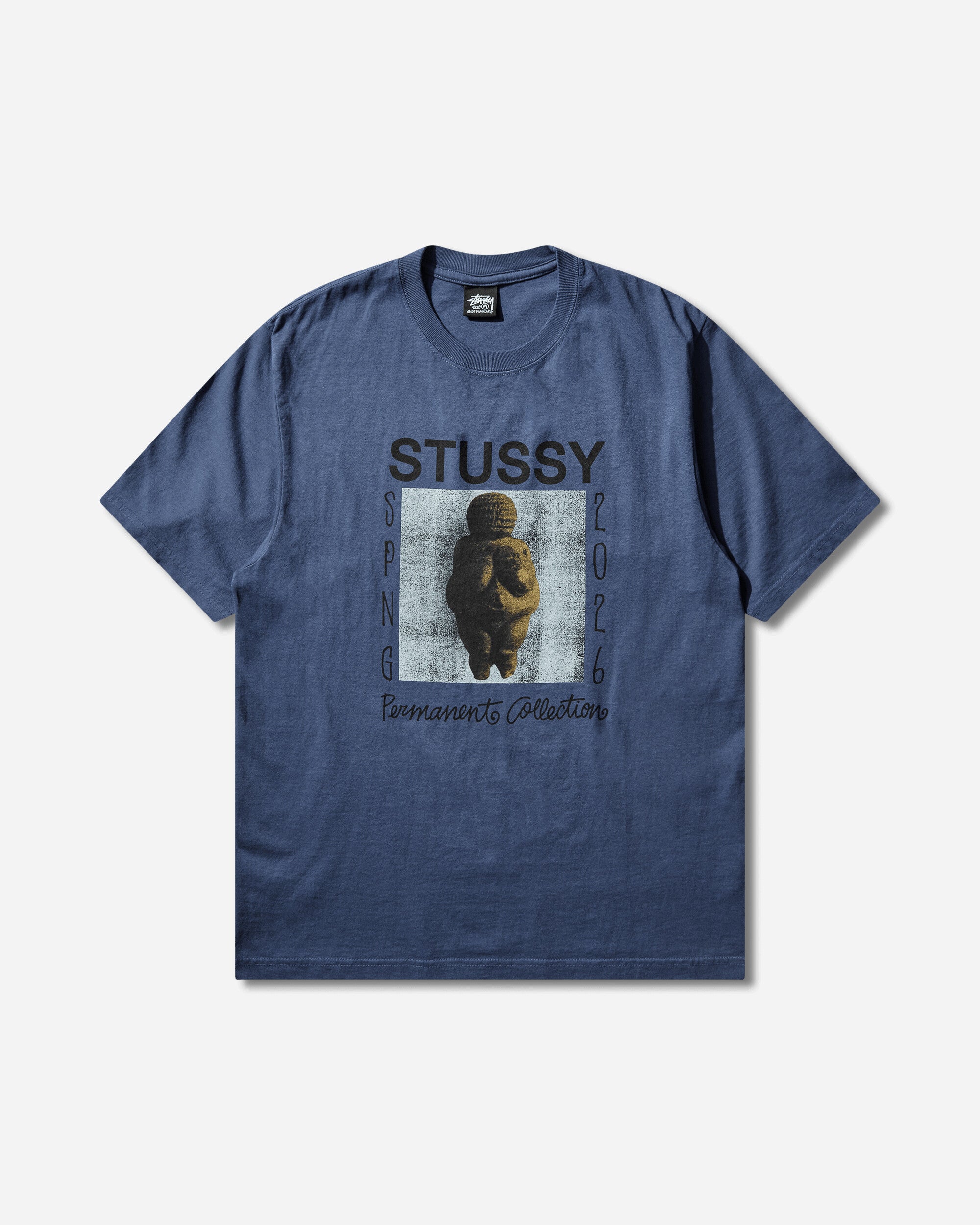 Stüssy Permanent Collection Pd Tee Indigo T-Shirts Shortsleeve 1905182SJ 0811