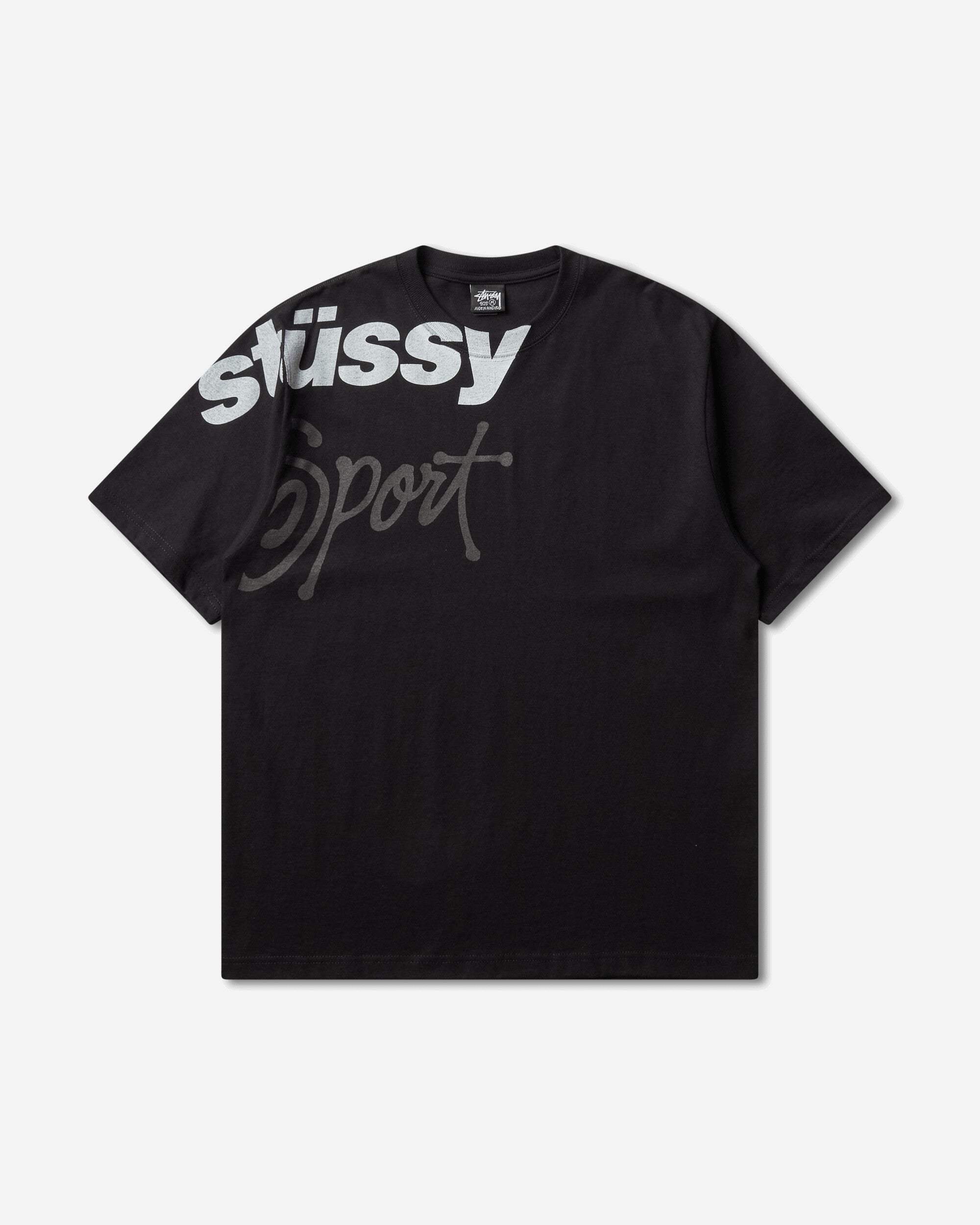 Stüssy Stussy Sport Tee Black T-Shirts Shortsleeve 1905188SJ 0001